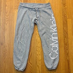 Calvin Klein Kids Light Gray Joggers